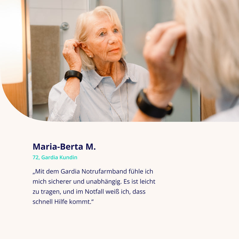 gardia notruf armband notrufarmband senioren notrufarmband mit sturzerkennung notrufuhr notrufsystem hausnotruf notfallarmband senioren my gardia app notrufuhr armband kundenerfahrungen