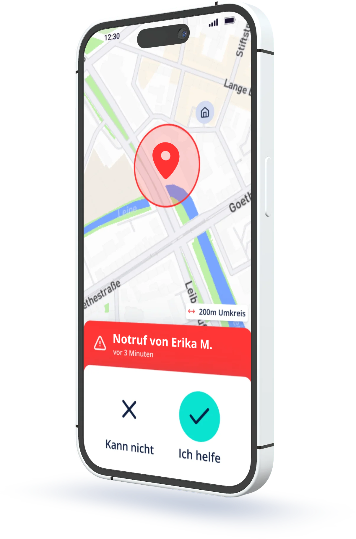 caera App Das smarte Notrufsystem für Senioren – Sicherheit rund um die Uhr.