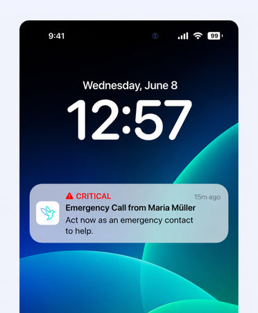 The alarm goes out.