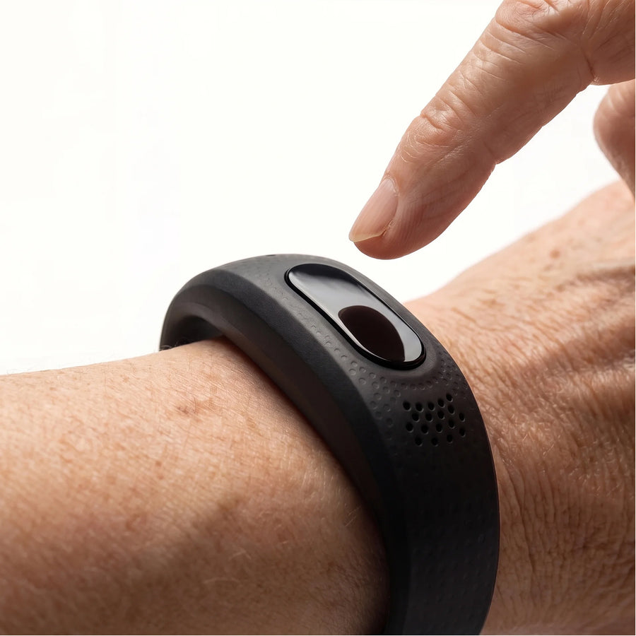 Notrufknopf am Gardia Armband