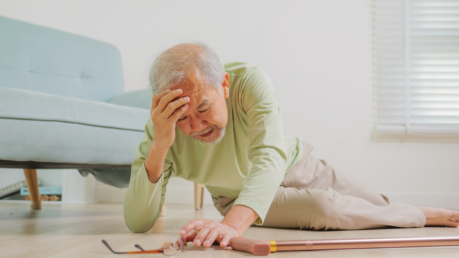 Jeder dritte über 60-Jährige stürzt mindestens einmal im Jahr.